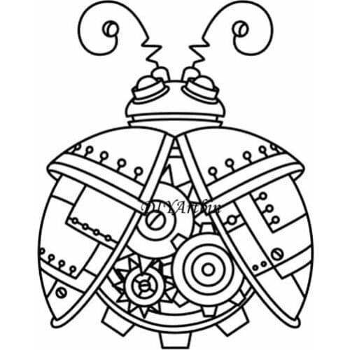 Steampunk craft metal cutting dies DIY Embossing Metal Stencil Decorative Dies Cutter scrapbooking frame