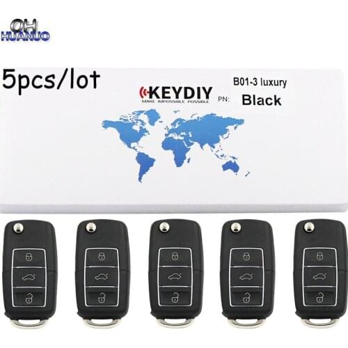 5PCS/LOT B01-3-LB Universal B-Series Remote Control For KD900/KD900+/URG200/KD-X2 3 Button Key Luxury Style
