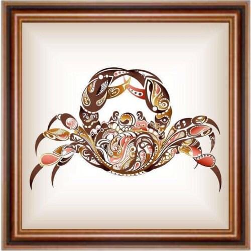 Diamond Embroidery Diy Diamond Painting Cross Stitch Kits Diamond Mosaic Crab Full Square Diamond Embroidery AD111