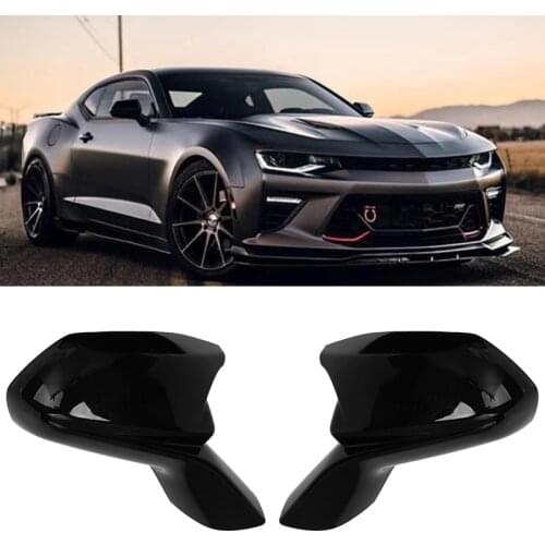 Car Horn Style Rear View Mirror Cover Shell Housing Trim for Chevrolet Camaro 2015-2020