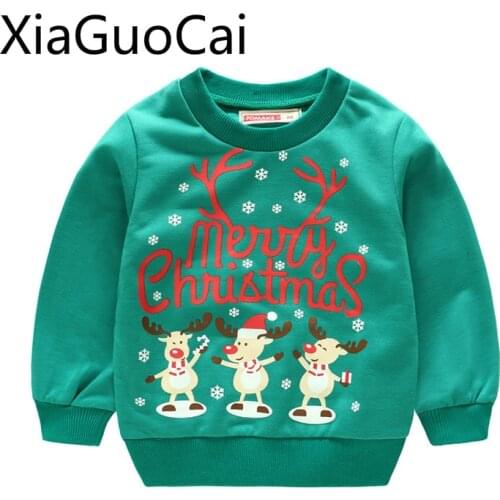 Kids Hoodies Christmas Sweater Boys and Girls Sweater Spring and Autumn Baby Jacket Childrens Pullover Toddler Boy Hoodies