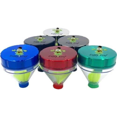 Happyleaf Maple Funnel Tobacco Grinder Multifunction 50MM Funnel Cones Filling Cigarette Crusher for Grind Herb Weed Accessories