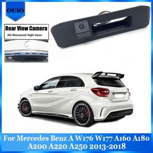 Rear View Parking Camera For Mercedes Benz A W176 W177 A160 A180 A200 A220 A250 Night Waterproof Backup Reversing Camera Trunk