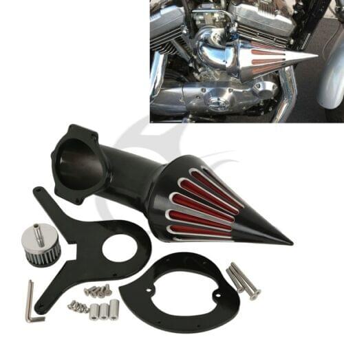 Motorcycle Cone Spike Air Cleaner intake For Honda Shadow Aero VT750 VT750C 2004-2009 Black