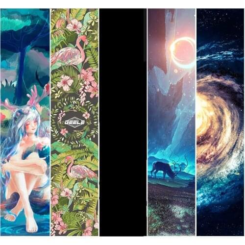 Longboard Sandpaper Skateboard Sticker Thickened Anti Slip Sticker Surfboard Sandpaper Land Surfing Skateboard Parts