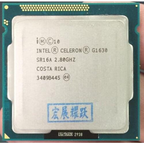 PC computer Intel Celeron Processor G1630 (2M Cache, 2.80 GHz) Dual-Core CPU LGA 1155 100% working properly Desktop Processor