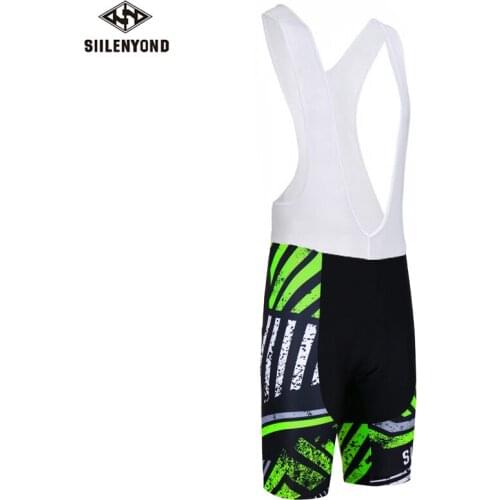 SIILENYOND summer cycling wear backpack shorts mens mountain bike riding bib shorts