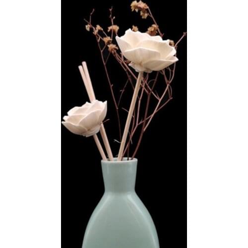 5PCS/lot Lotus Shape Fire-free Scented Rattan Replacement Sticks For Reed Diffusers Accessories DIY Home Room Decoration