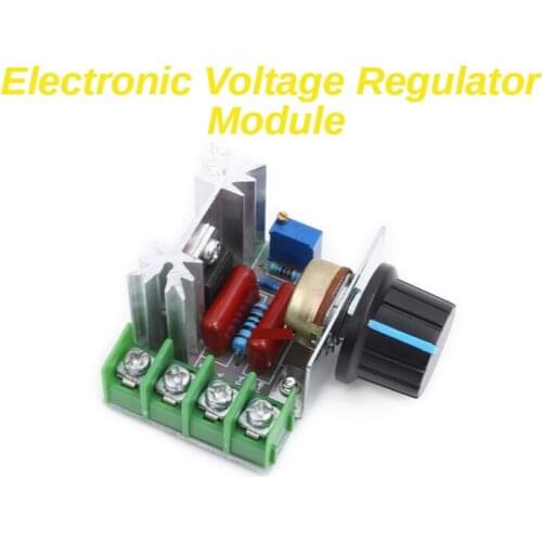 AC 220V 2000W SCR Voltage Regulator Dimming Dimmers Motor Speed Controller Thermostat Electronic Voltage Regulator Module