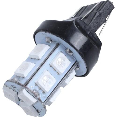 2x Red T20 7443 380 W21/5W Car 13 SMD 5050 LED Stop Tail Brake Turn Lights Bulbs