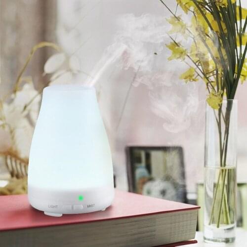 100ML Home Air Humidifier Ultrasonic Portable Essential Oil Aroma Diffuser Aromatherapy Night Light Mist Maker For office home