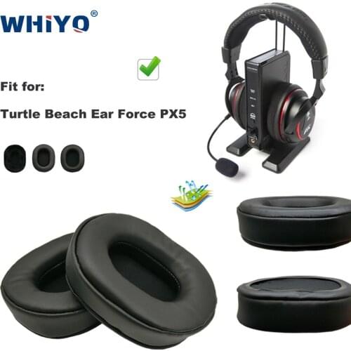 Replacement Ear Pads for Turtle Beach Ear Force PX5 PX 5 PX-5 Headset Parts Leather Cushion Velvet Earmuff Earphone Sleeve Cover