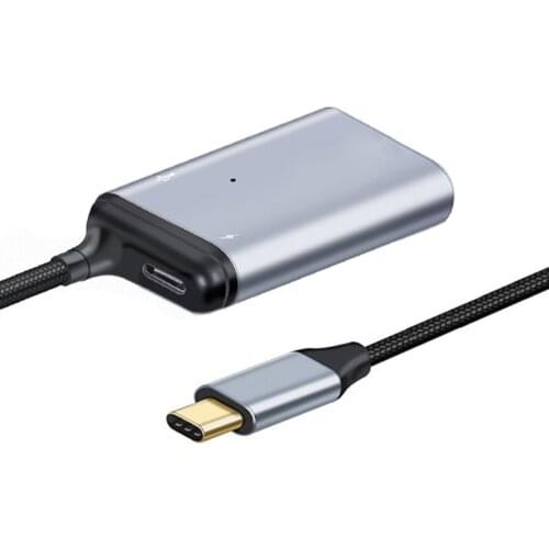 Zihan USB-C Type C to HDMI Converter HDTV Adapter 4K 60hz 1080p with Female PD Power Port