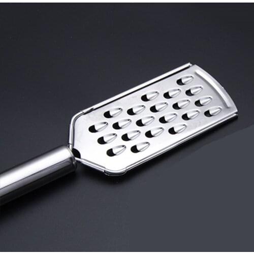 1Pcs Multifunctional Stainless Steel Large Hole Grater Cheese Lemon Fruit Peeler Shredder Spice Planer Fruit Vegetable Tool