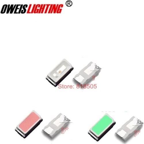 100PCS 3014 SMD LED RED / BLUE / GREEN / YELLOW / PINK / ICE BLUE 30mA 3.0*1.4*0.8mm ( Alloy Wire ) Light Beads