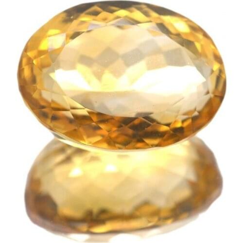 12,33 ct. Citrine Oval Cut