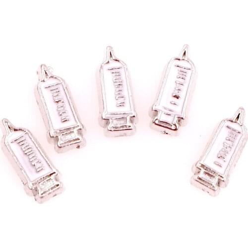 20Pcs/Lot Needle Alloy Floating Charms Hand-made DIY for Glass Lockets