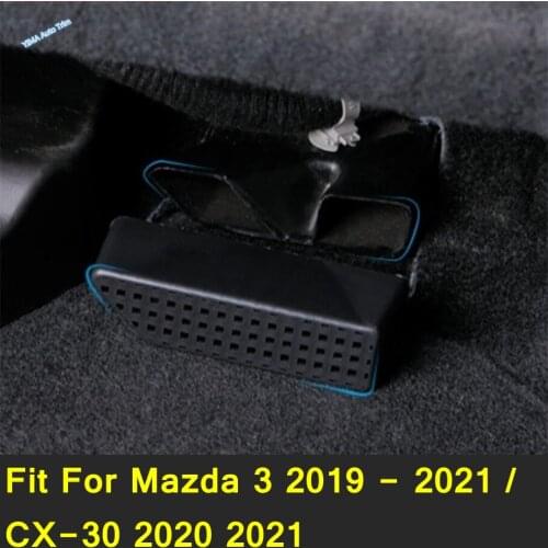 Car-styling Seat AC Air Condition Duct Vent Outlet Grille Protective Cover Plastic For Mazda 3 2019 - 2021 / CX-30 2020 2021