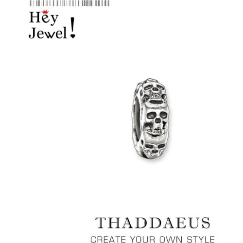 Beads Stoppers Skulls,2020 New 925 Sterling Silver Gift Fits Bracelet Europe Necklace Rebel Street European Jewelry Accessories