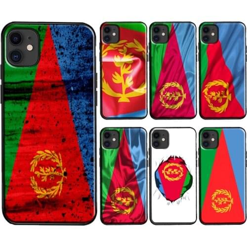 Eritrea Flag Case For iPhone 11 Pro Max 12 mini 6S 7 8 Plus X XR XS Max SE 2020 Soft TPU Coque