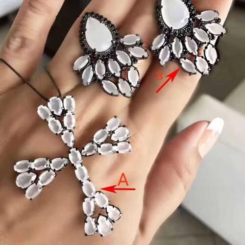 HIBRIDE Luxury AAA cubic zirconia setting Hexagram with Cross shaped long pendant necklace, sweater chain N-228