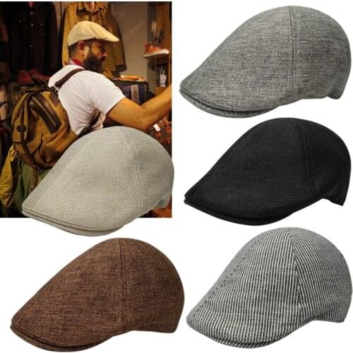 Mens Womens Duckbill Cap Ivy Cap Driving Sun Flat Cabbie Newsboy Hat Unisex berets BLM84