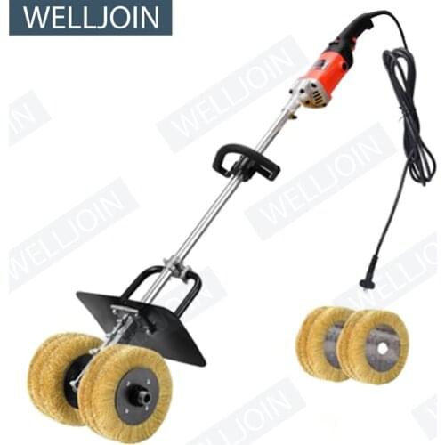 Color steel tile steel plate refurbishment rust removal machine electric renovation de-rust remover handheld long pole grinder