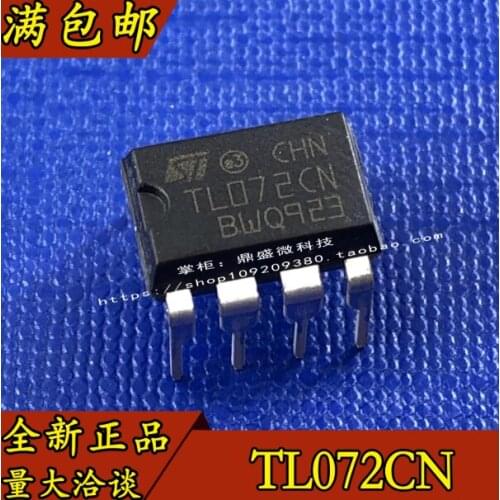Xinyuan 10PCS/LOT TL072CP DIP8 TL072 DIP TL072CN DIP-8 new and original IC