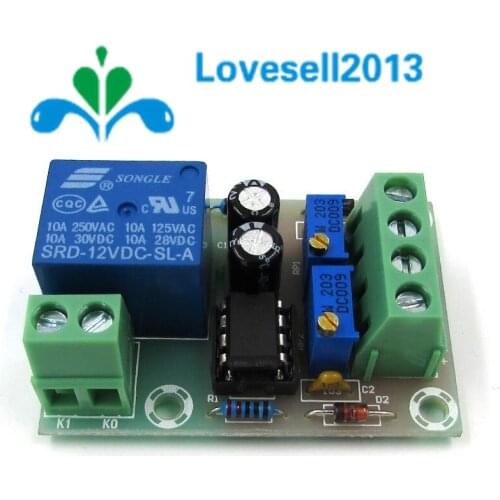 XH-M601 Battery Charging Control Board 12V Intelligent Charger Power Supply Control Module Panel Automatic Charging/Stop Switch