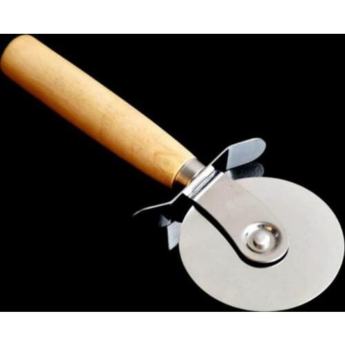 Stainless Steel Cutter Pizza Knife Cake Tools Pizza Wheels Scissors Ideal for Pizza Pies Waffles and Dough Cookies AX-2011