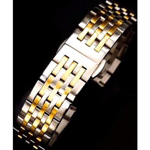 Durable Butterfly Buckle Wrist Strap For Tissot Le Locle Metal Stainless Steel Replacement Band High Grade Watch Accessories