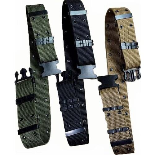 New Tactical Belts Military Nylon Adjustable Belt Army Outdoor Duty Hunting Training Combat Waist Support Belt