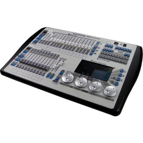 Stage moving head lighting console touch drawing dmx 1024 dj light controller with flight case touch screen stage control