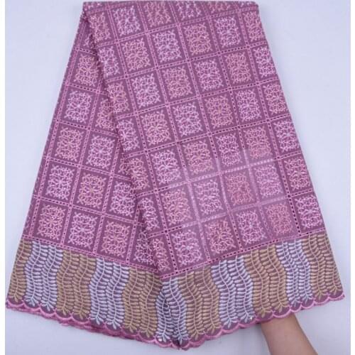 Onion Swiss Voile Cotton Lace Fabric 2019 High Quality African Lace Fabric Embroidery Nigerian Voile Lace Fabric For Dress S1740