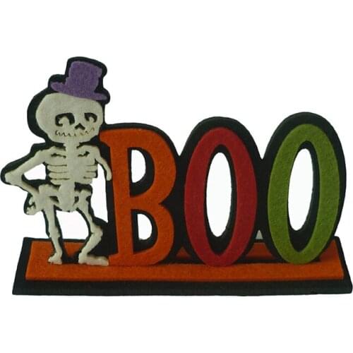 Halloween Ghost Festival Skeleton Letters Ornament Man Ghost Easter Ornaments Spooky Boo Home Office Party Decorations