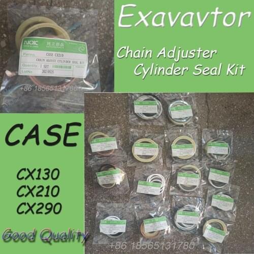 High Quality CX130 CX210 CX290 Chain Adjuster Cylinder Seal Kit for CASE Excavator Hydraulic Adjuster Cylinder Repair Kits