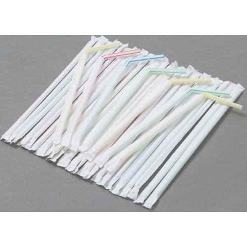 100PCS Curved Plastic Drinking Straw Cocktail Lounge Wedding Birthday Party Special Summer Drinking Straws Bar Drink Accessories