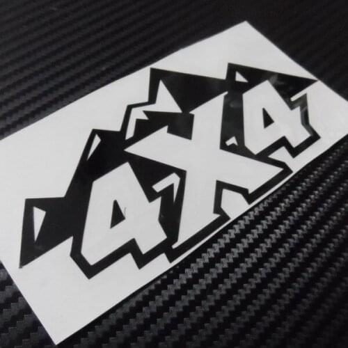 Car Decals 4x4 4WD Mountain Trunk for suv Vinyl Tailgate Sticker CF658 2pcs