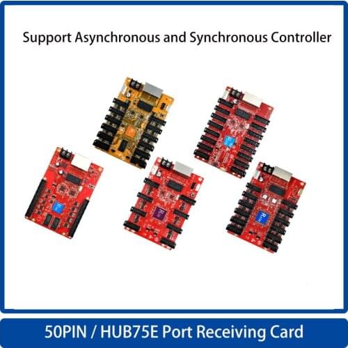 Free Shipping HD-R500/ R508/ R512/ R516/ R612 HUB75E Receiving Card,Receiving Card Work With Synchronous and Asyn Sending Card