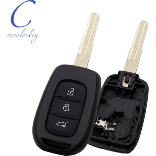Cocolockey High Quality Car Remote Key Shell Case Fob For Renault Scenic Master Megane Duster Sandero Logan Key 3buttons