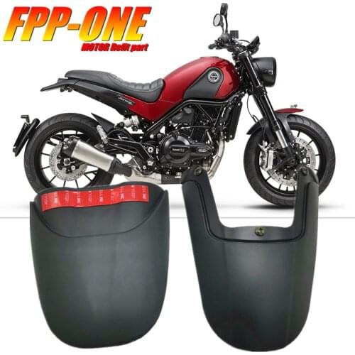 FOR Benelli Leoncino 500 Motorcycle Accessories Front Fender Extender Fairing ABS Injection Molding