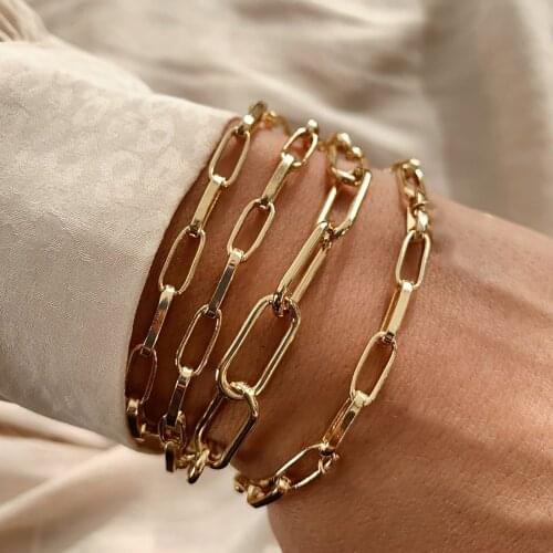 HUHUI Golden Bracelets