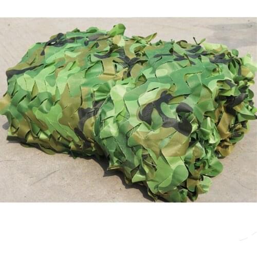 Outdoor shading camouflage net camping tent jungle defense aerial photography military training game props net curtain