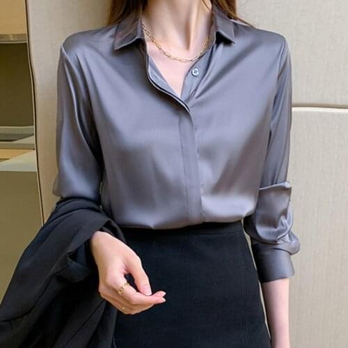 LJSXLS Silk Blouses