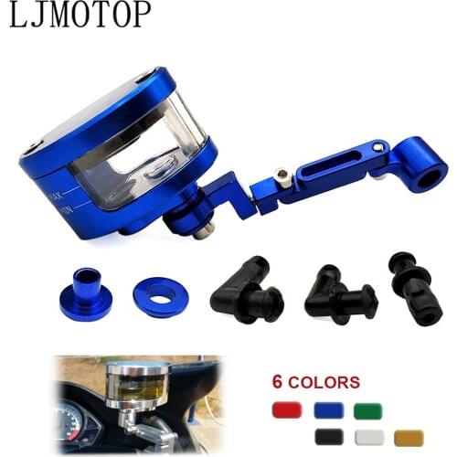 Motorcycle CNC Brake Fluid Reservoir Clutch Tank Oil Fluid Cup For Yamaha TTR600 XT250 TRICKER DT230 DT125