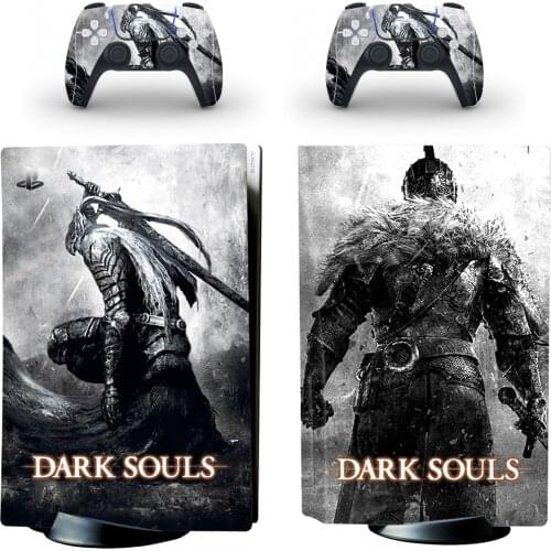 Dark Souls PS5 Standard Disc Edition Skin Sticker Decal Cover for PlayStation 5 Console & Controllers PS5 Skin Sticker Vinyl