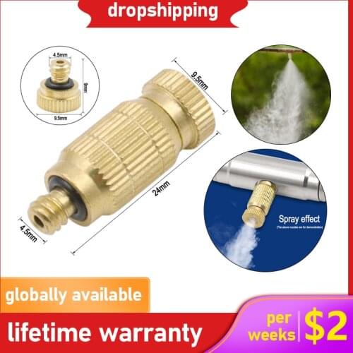 New Low Pressure High Quality Atomizing Misting Nozzle Spray Injector Atomization Head Mister Mist Spraying System Nozzle