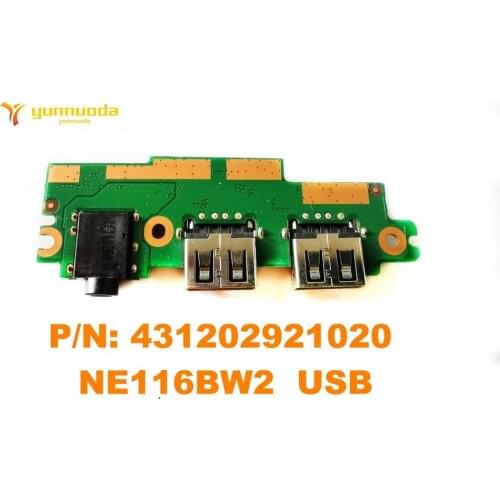 Original for Lenovo ideapad 110 audio jack USB board PN 431202921020 NE116BW2 USB tested good free shipping