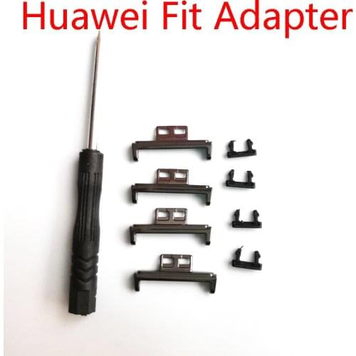 For Huawei Fit adapter metal stainless steel Lugs Watch Band Smart Strap Connecting adapter Screwdriver Accessories