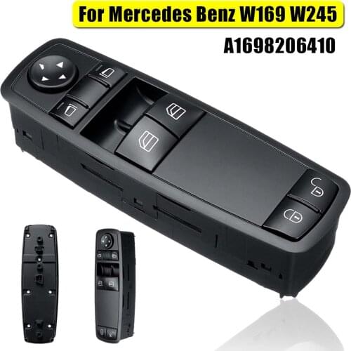 Window Switch For Mercedes-Benz W169 A-Class W245 B-Class 2004-2012 Electric Power Window Master Control Switch A1698206410